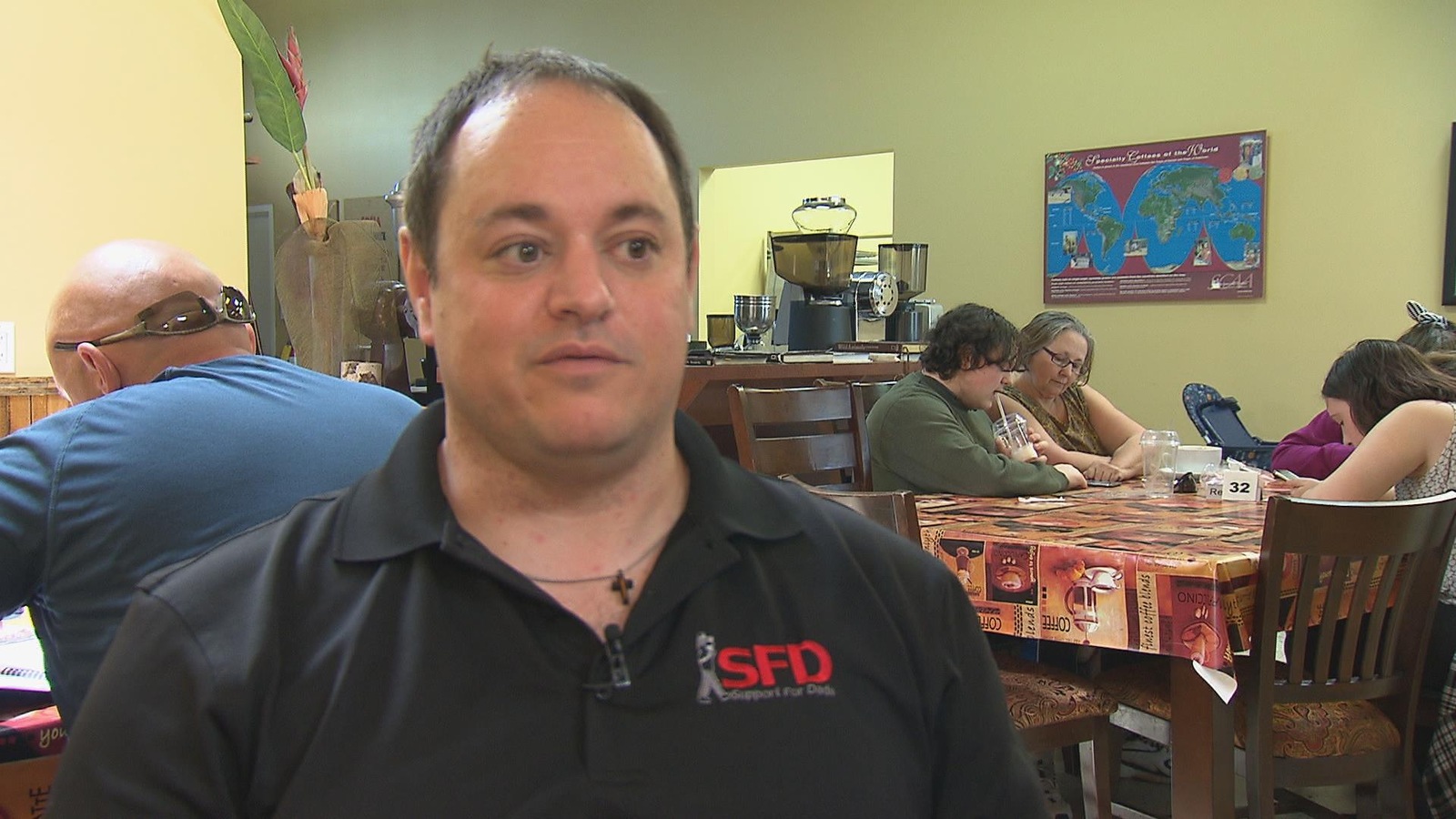 Chris Pellerin, co-fondateur du groupe Support for Dads Chris Pellerin, co-fondateur du groupe Support for Dads