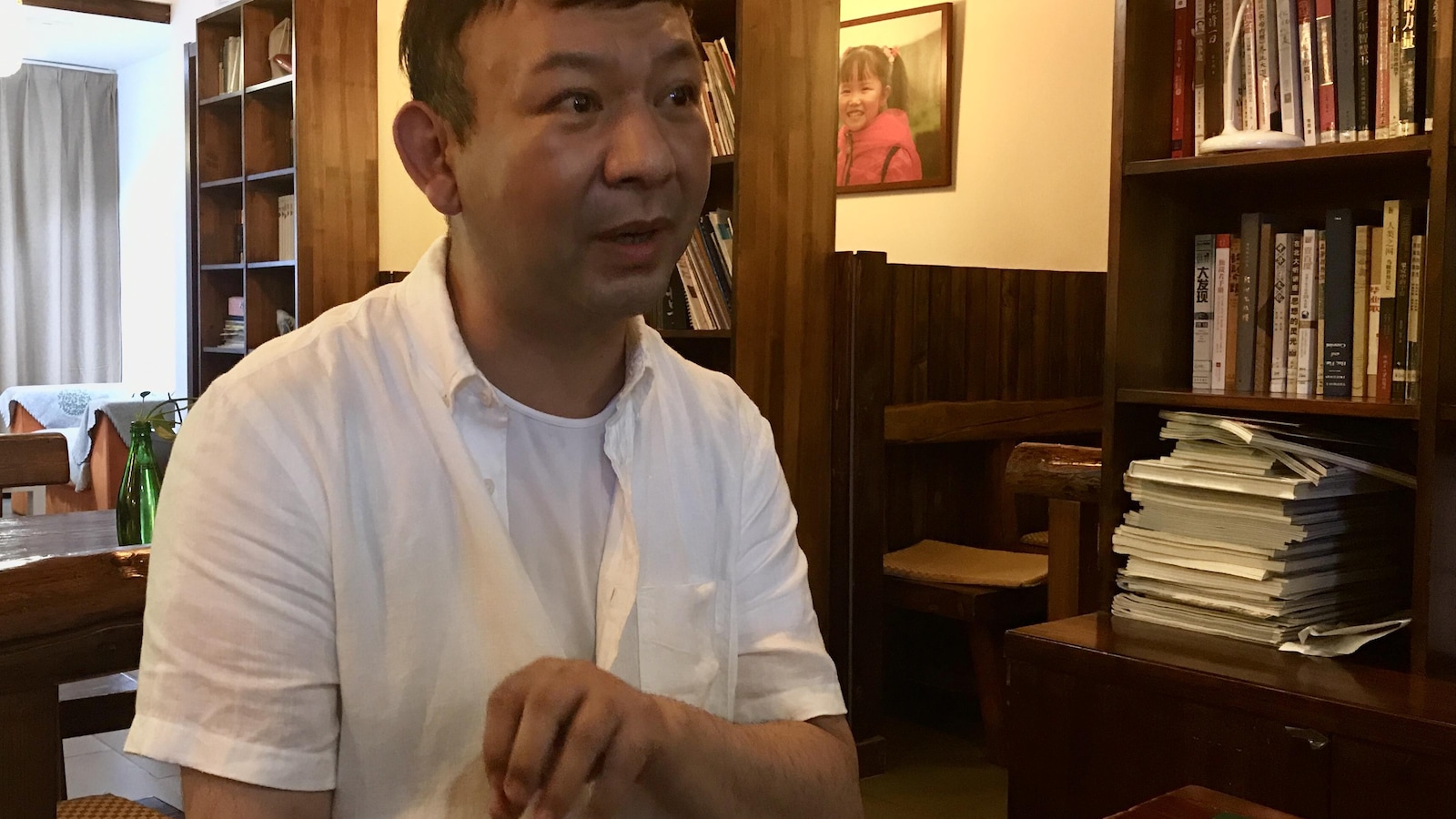 Li Nan, chercheur. Pékin, septembre 2017. Li Nan, chercheur. Pékin, septembre 2017.