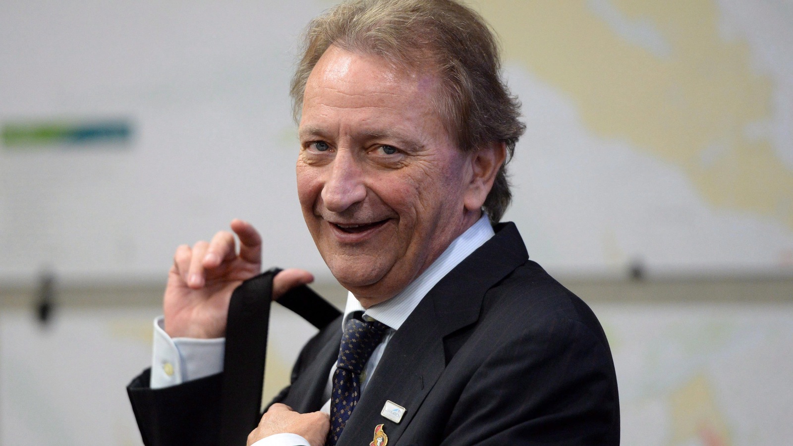 Le propriétaire des Sénateurs d'Ottawa, Eugene Melnyk Le propriétaire des Sénateurs d'Ottawa, Eugene Melnyk