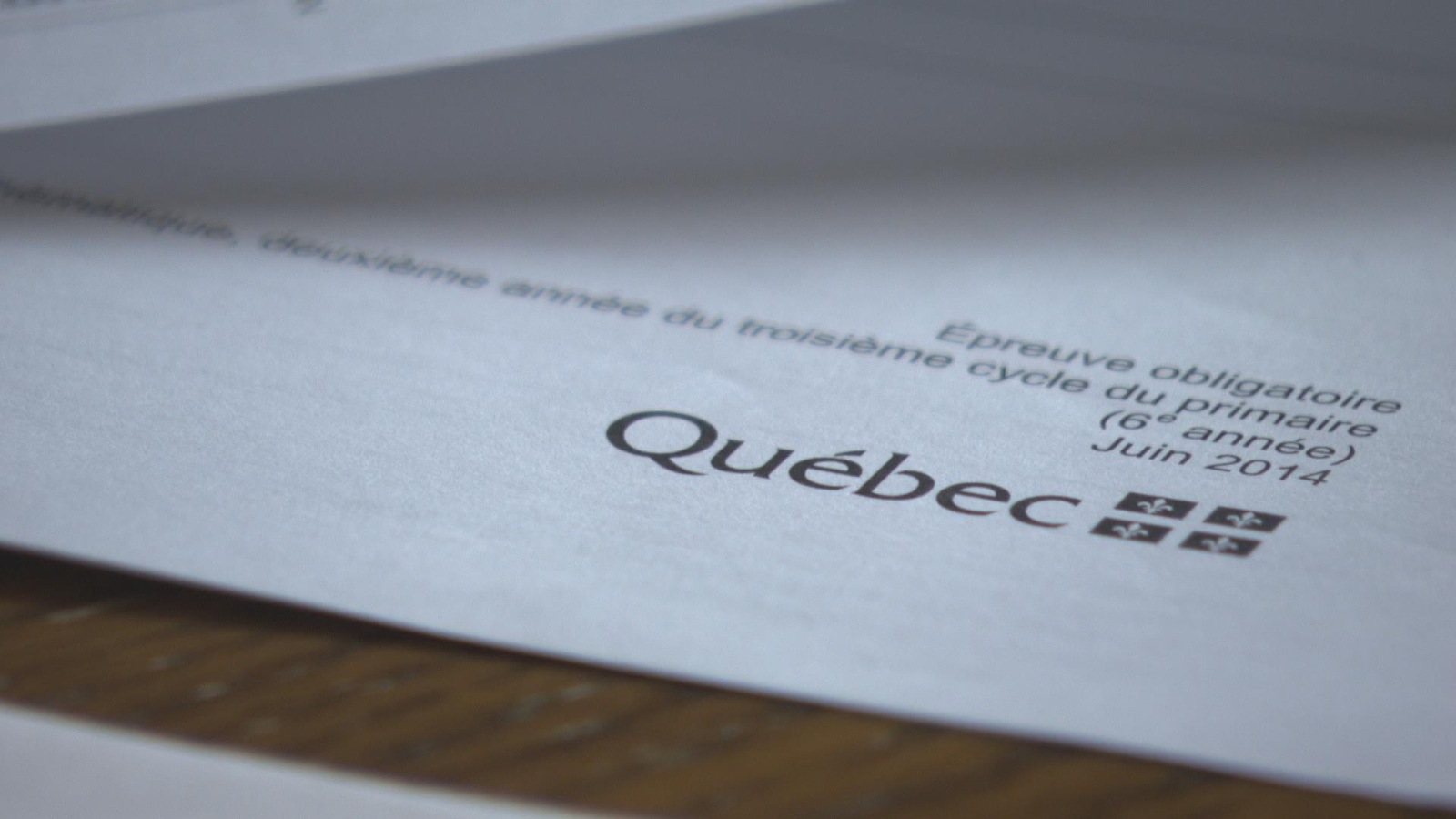 Épreuve de mathématique du ministère de l'Éducation, du Loisir et du Sport de 2014 pour les élèves de 6e année. Épreuve de mathématique du ministère de l'Éducation, du Loisir et du Sport de 2014 pour les élèves de 6e année.