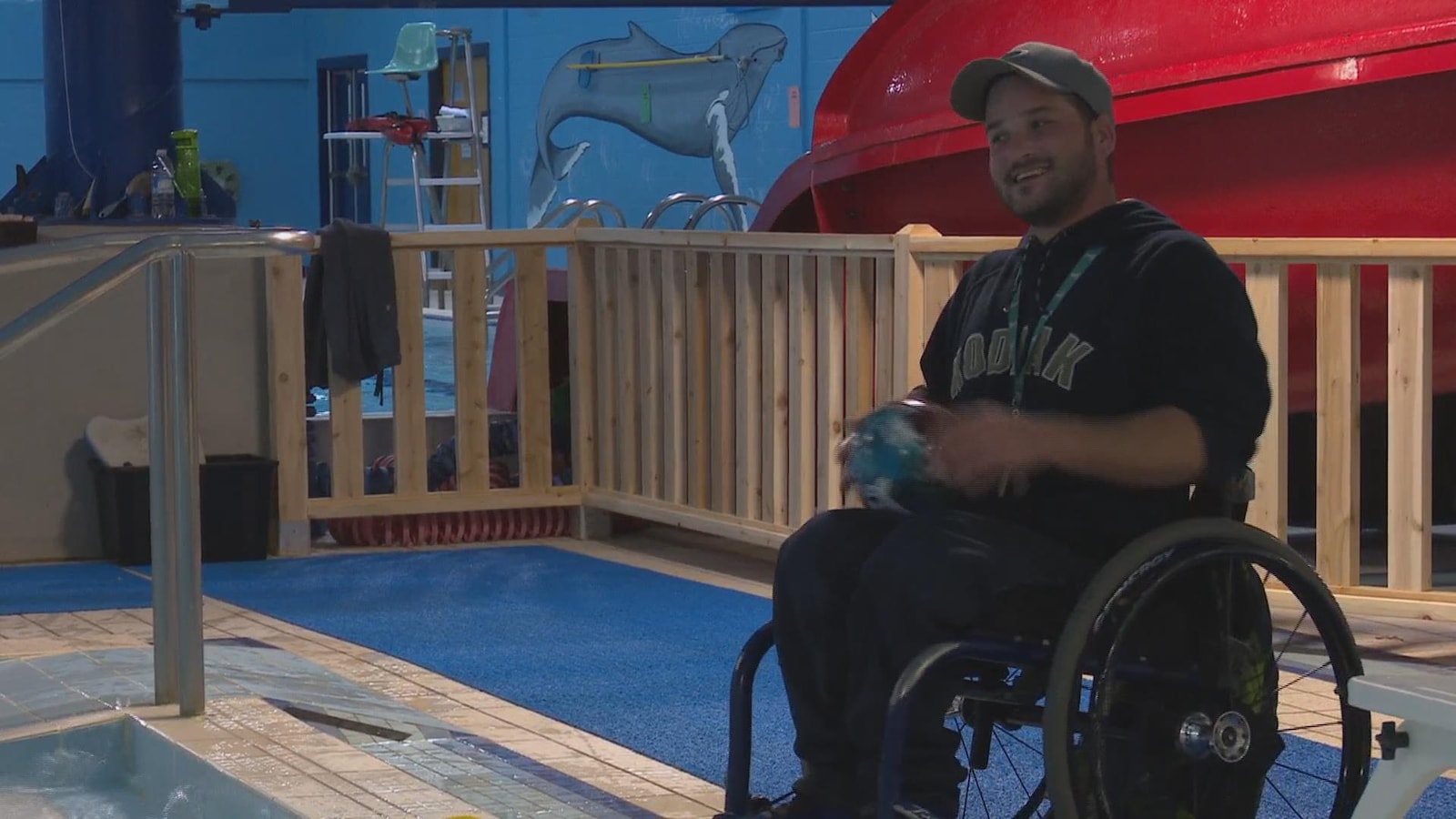Cory MacIntosh, un employé du YMCA Campbellton. Cory MacIntosh, un employé du YMCA Campbellton.