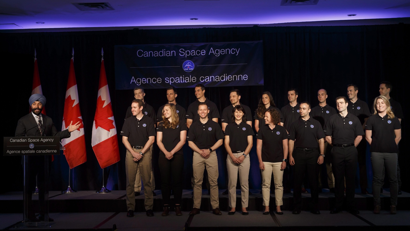 Les finalistes au programme de recrutement de nouveaux astronautes de l'Agence spatiale canadienne Les finalistes au programme de recrutement de nouveaux astronautes de l'Agence spatiale canadienne