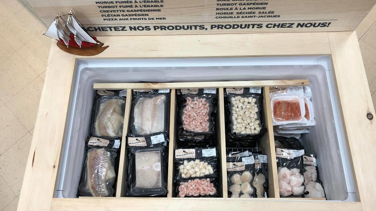 Les produits offerts Les produits offerts