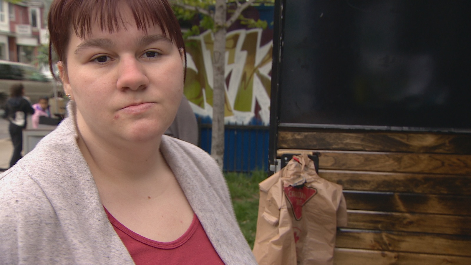 Stephany Grieve profite d'un repas gratuit au Soup Bar pour l'aider à joindre les deux bouts. Stephany Grieve profite d'un repas gratuit au Soup Bar pour l'aider à joindre les deux bouts.
