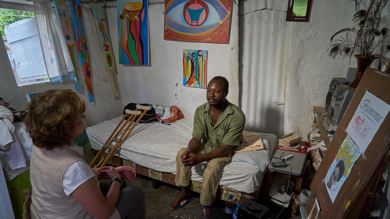 Eder Romeus, musicien et peintre haïtien. Eder Romeus, musicien et peintre haïtien.
