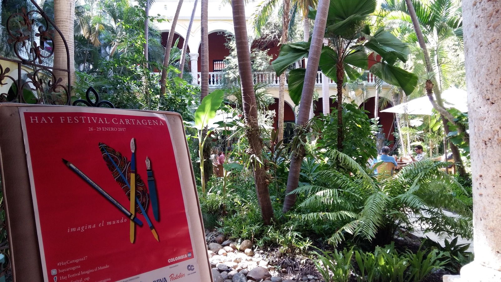 Le Hay Festival, à Carthagène des Indes, en Colombie Le Hay Festival, à Carthagène des Indes, en Colombie
