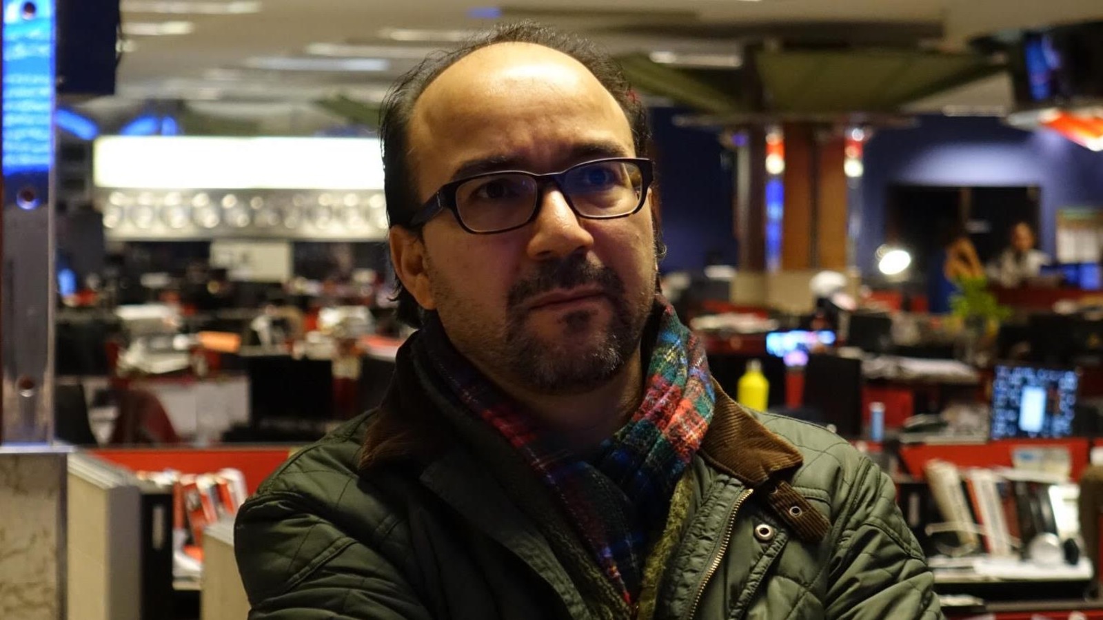 Jabeur Fathally dans les locaux de Radio-Canada Ottawa-Gatineau Jabeur Fathally dans les locaux de Radio-Canada Ottawa-Gatineau