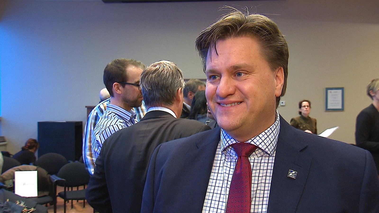 Le maire de Baie-Comeau, Yves Montigny Le maire de Baie-Comeau, Yves Montigny