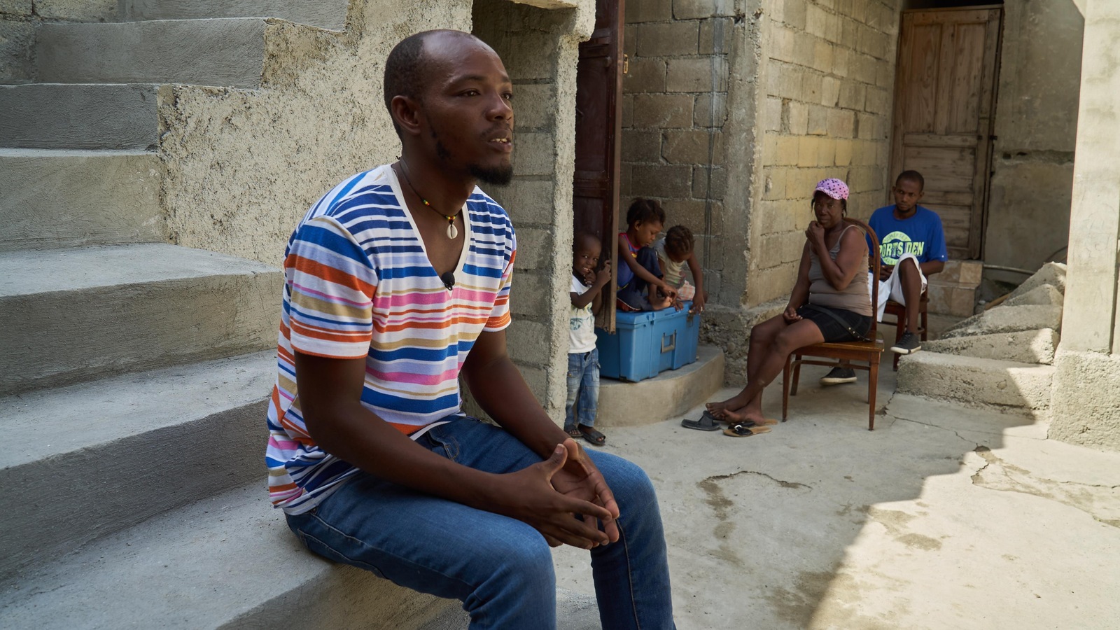 Manley Georges fait partie de ceux qui veulent quitter Haïti. Manley Georges fait partie de ceux qui veulent quitter Haïti.