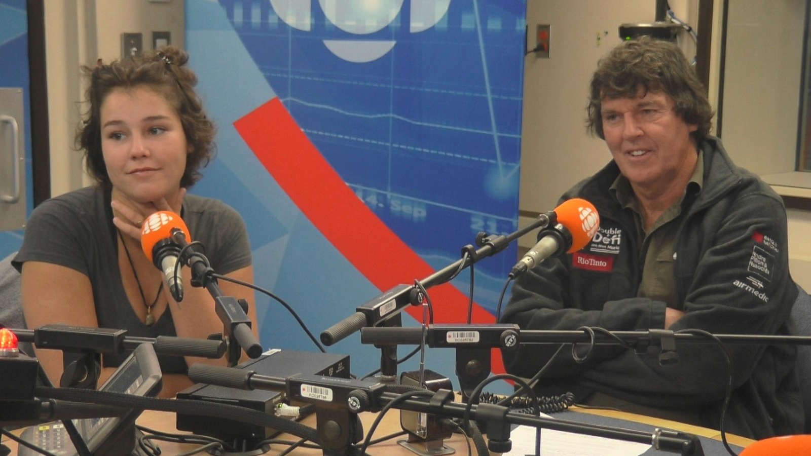 Aurélie Otis et Mario Bilodeau en entrevue Aurélie Otis et Mario Bilodeau en entrevue