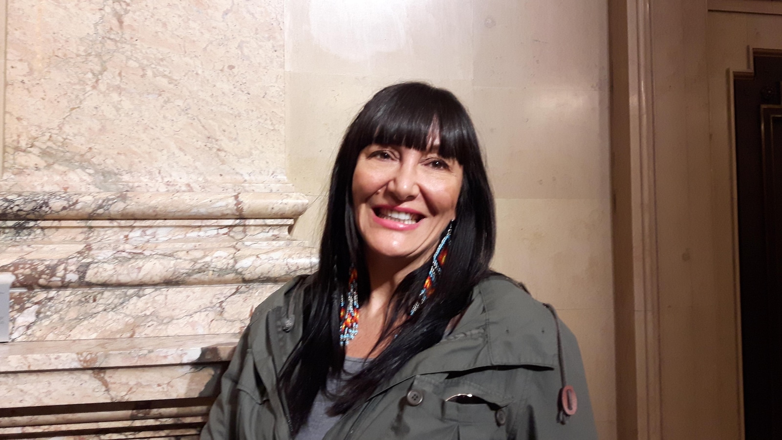 La fondatrice et directrice générale des Productions Feux Sacrés, Nadine St-Louis La fondatrice et directrice générale des Productions Feux Sacrés, Nadine St-Louis