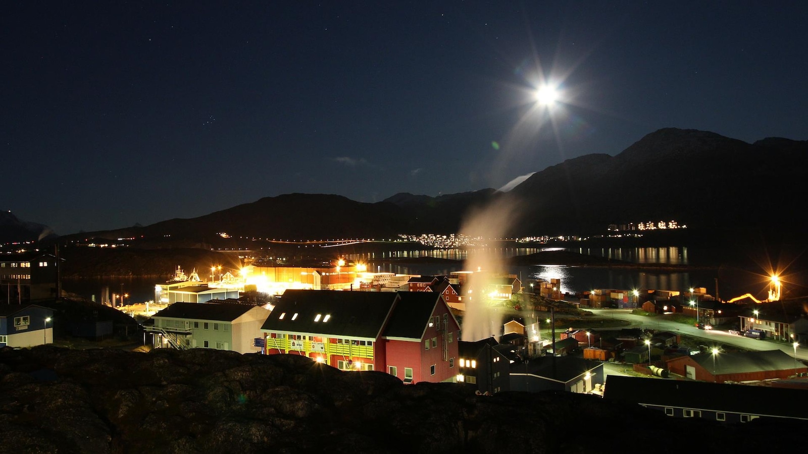 La capitale du Groenland, Nuuk. La capitale du Groenland, Nuuk.