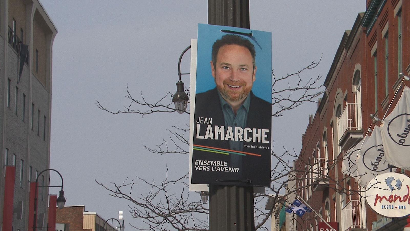 Une pancarte électorale de Jean Lamarche Une pancarte électorale de Jean Lamarche