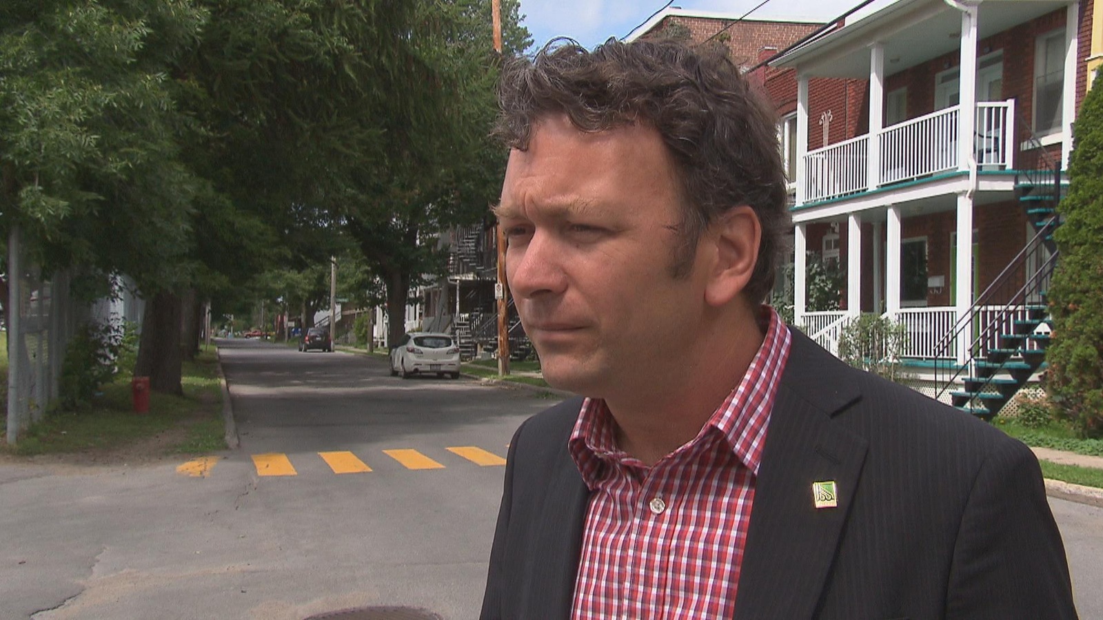 Pier-Luc Fortin, conseiller du district des Estacades, à Trois-Rivières Pier-Luc Fortin, conseiller du district des Estacades, à Trois-Rivières