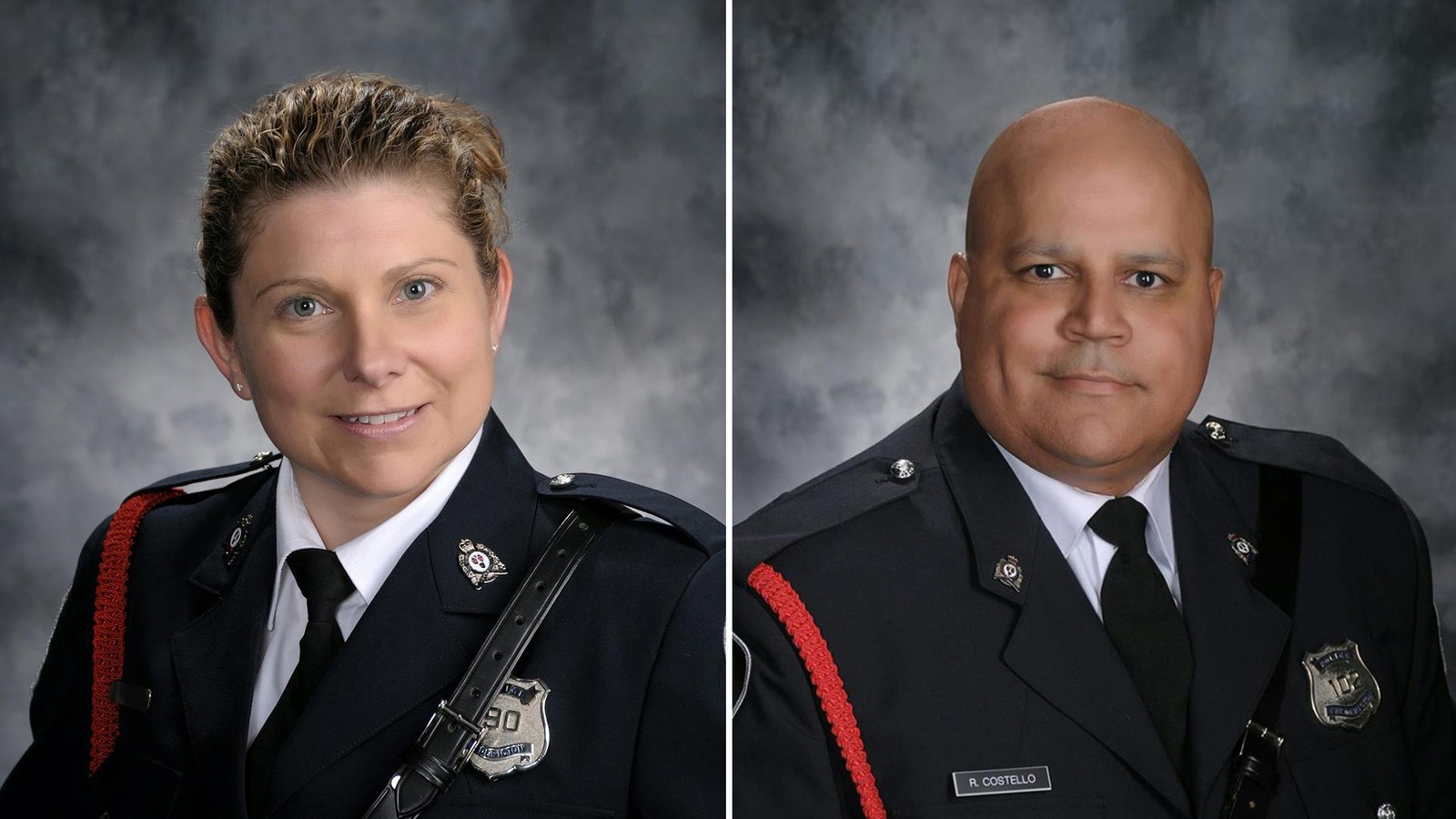 Les deux photos officielles des agents morts en service. Les deux photos officielles des agents morts en service.