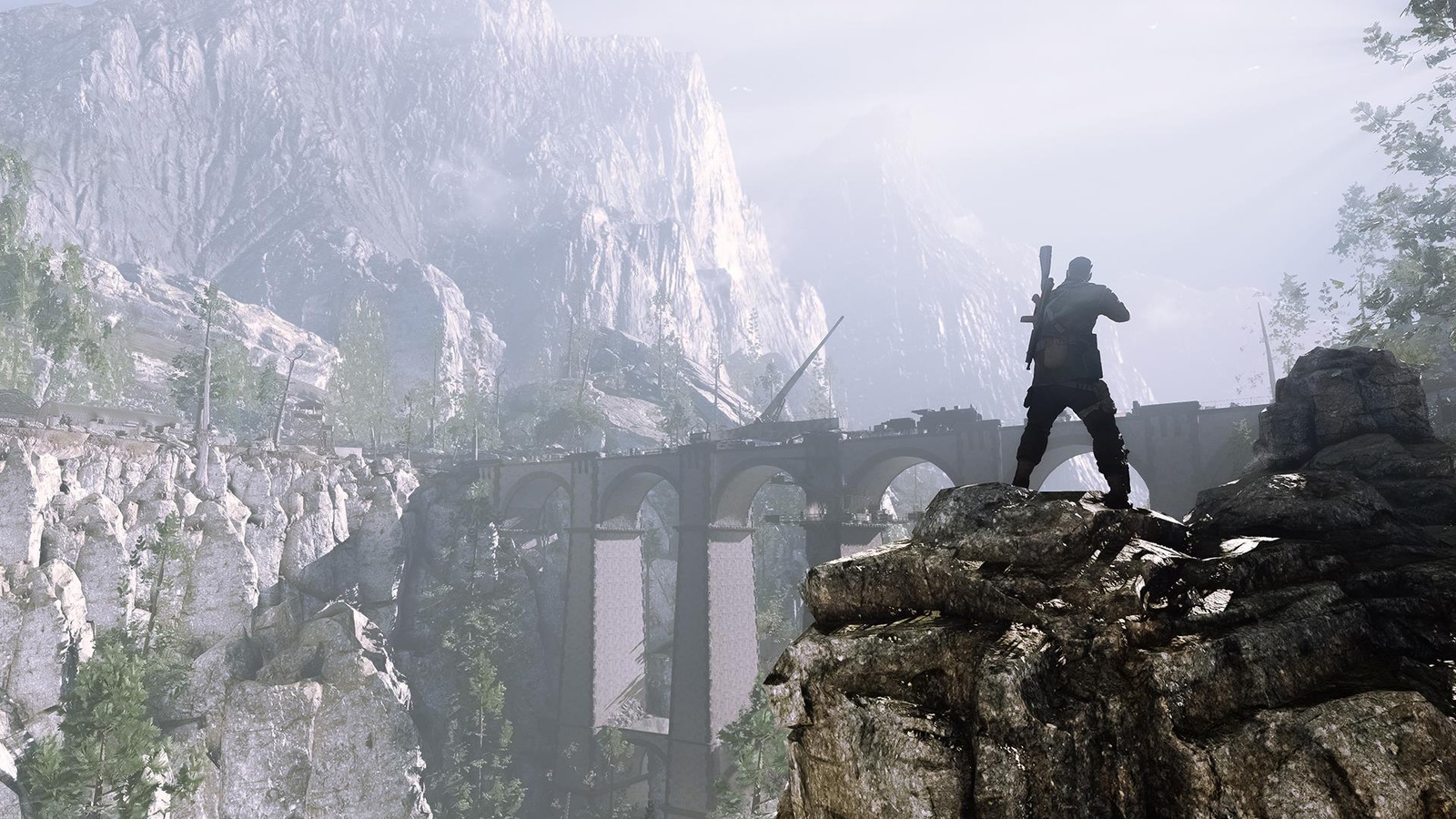 Un aperçu des graphiques réalistes du jeu Sniper Elite 4, dont l’action se déroule en Italie. Un aperçu des graphiques réalistes du jeu Sniper Elite 4, dont l’action se déroule en Italie.