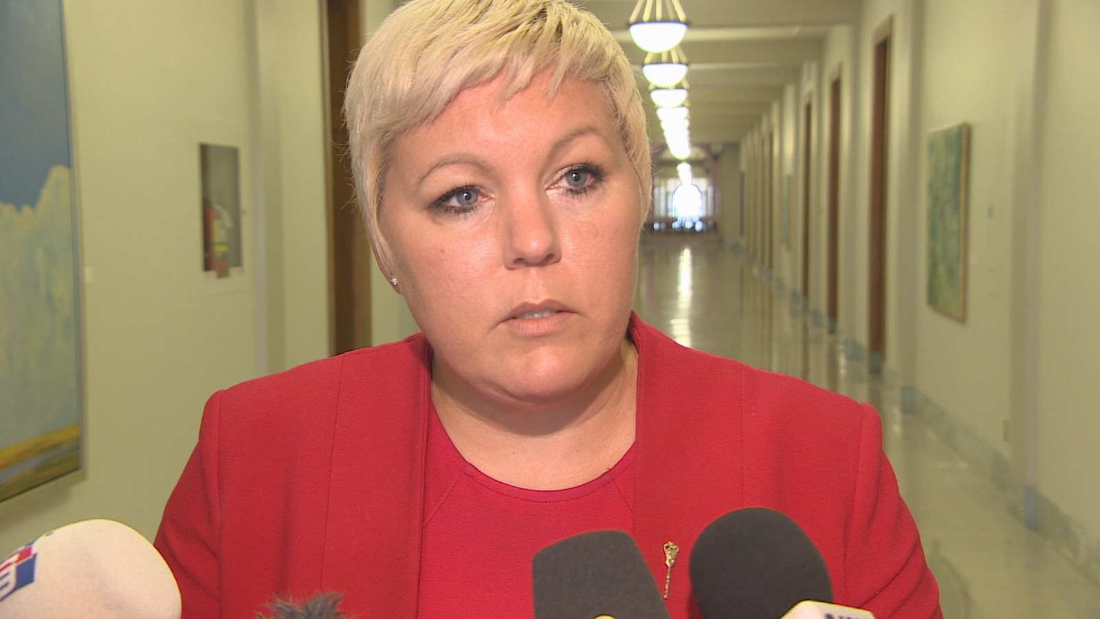 La ministre des Services sociaux de la Saskatchewan, Tina Beaudry-Mellor La ministre des Services sociaux de la Saskatchewan, Tina Beaudry-Mellor