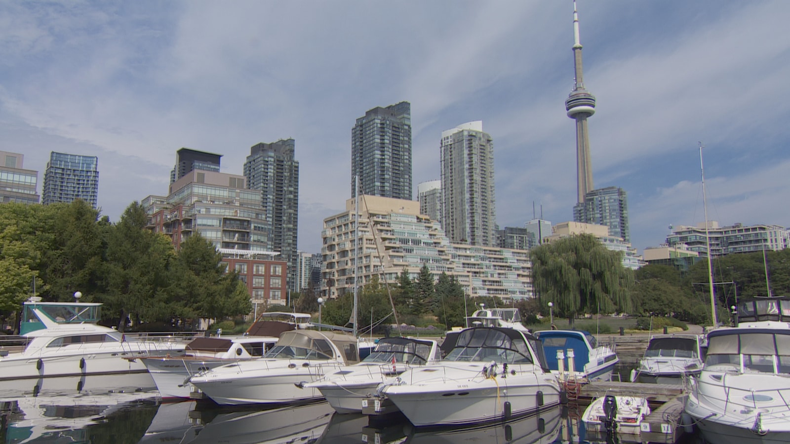 Des édifices à condos au bord de l'eau à Toronto Des édifices à condos au bord de l'eau à Toronto