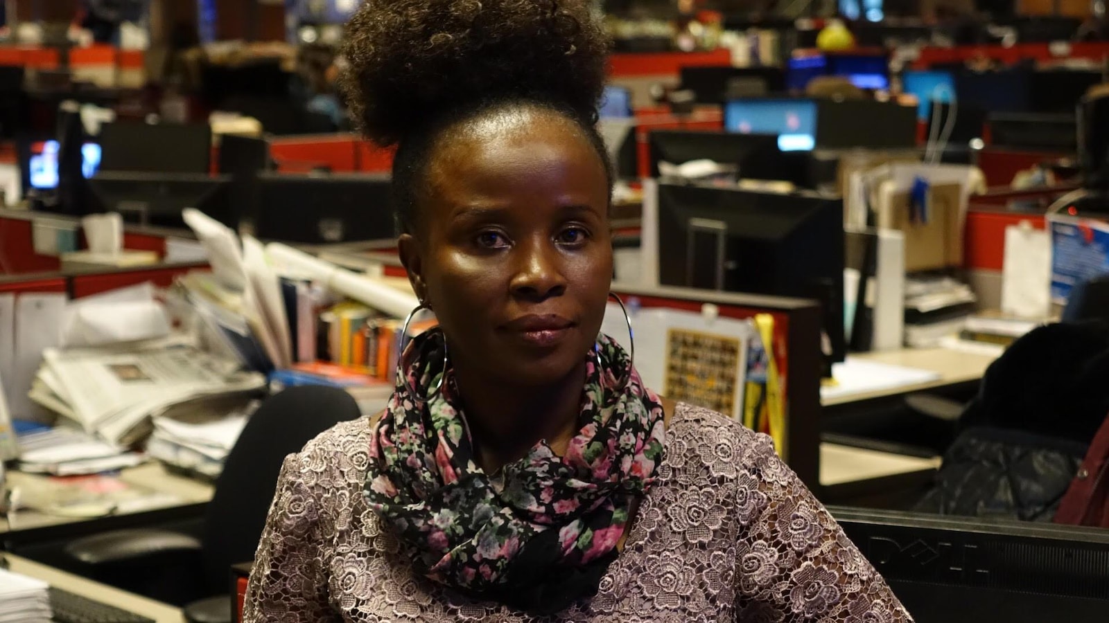 Valérie Masumbuko dans les locaux de Radio-Canada Ottawa-Gatineau Valérie Masumbuko dans les locaux de Radio-Canada Ottawa-Gatineau