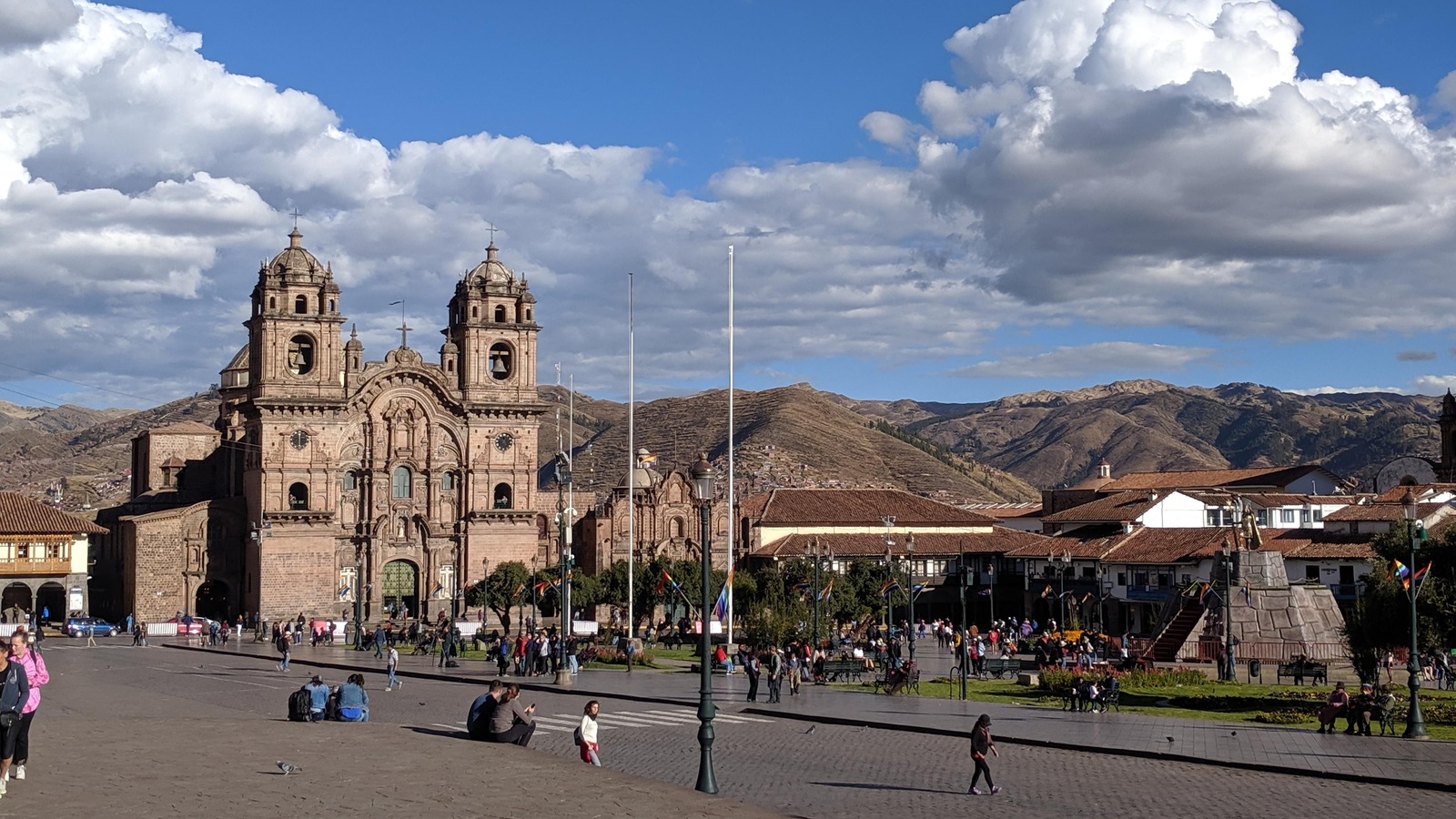 La place centrale de Cuzco, au Pérou La place centrale de Cuzco, au Pérou