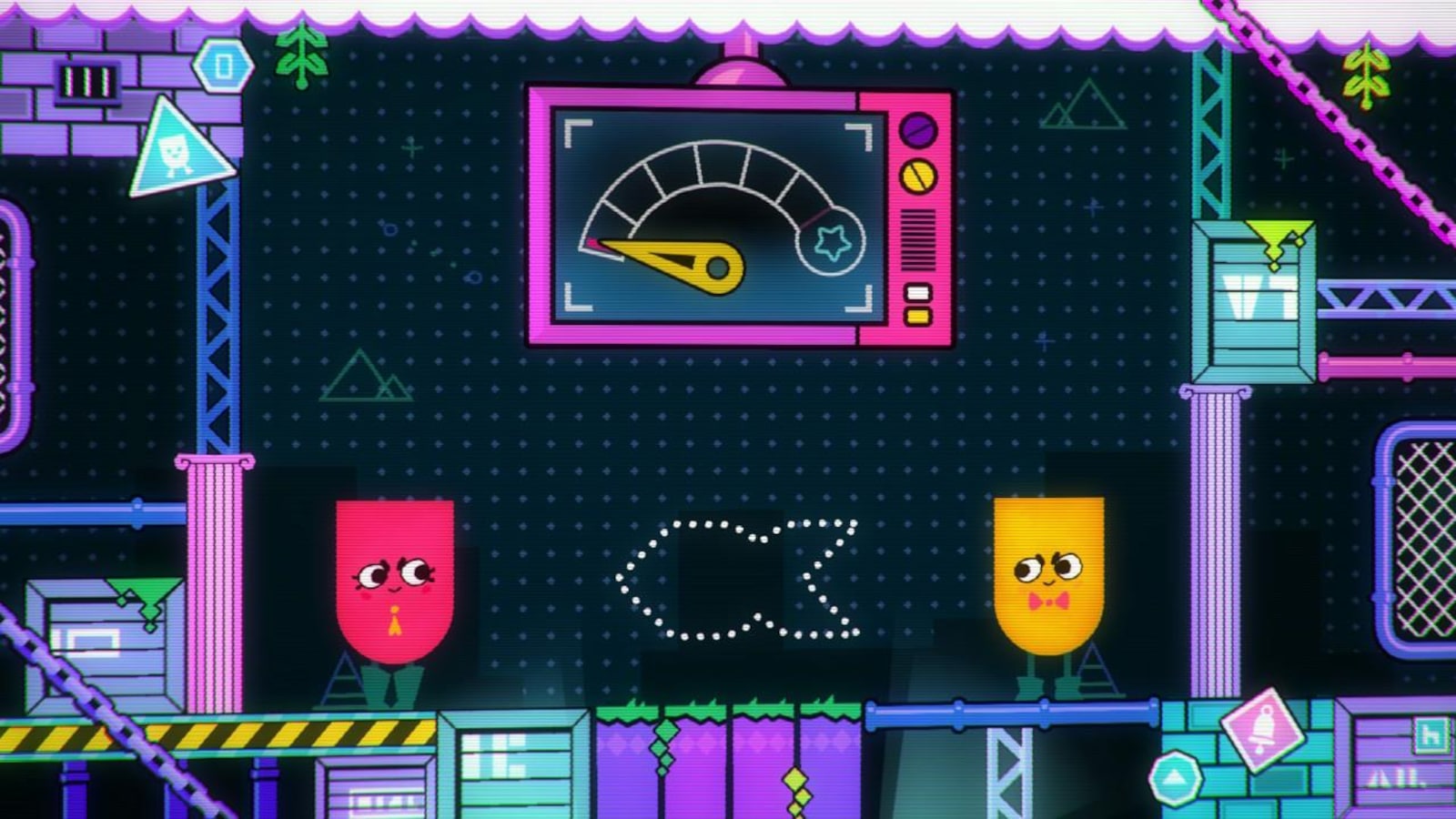 Le jeu vidéo Snipperclips est en vente sur la Nintendo Switch. Le jeu vidéo Snipperclips est en vente sur la Nintendo Switch.