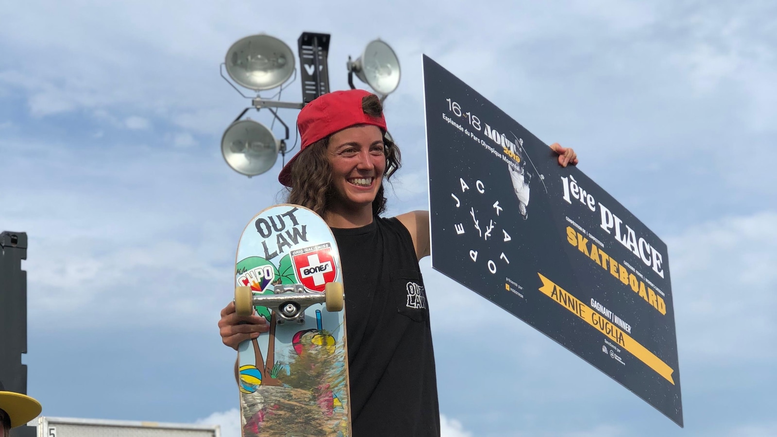Annie Guglia sur le podium du Jackalope 2019 Annie Guglia sur le podium du Jackalope 2019