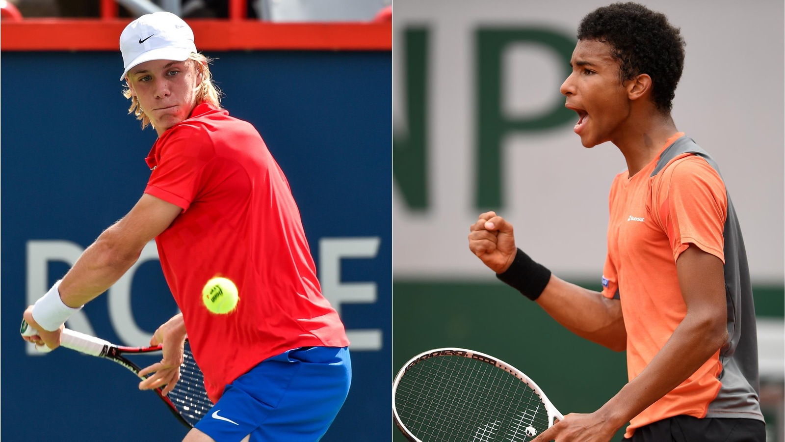 Denis Shapovalov et Félix Auger-Aliassime Denis Shapovalov et Félix Auger-Aliassime