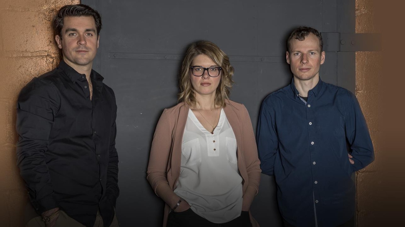 Dominic Cloutier, Emie Roussel et Nicolas Bédard Dominic Cloutier, Emie Roussel et Nicolas Bédard
