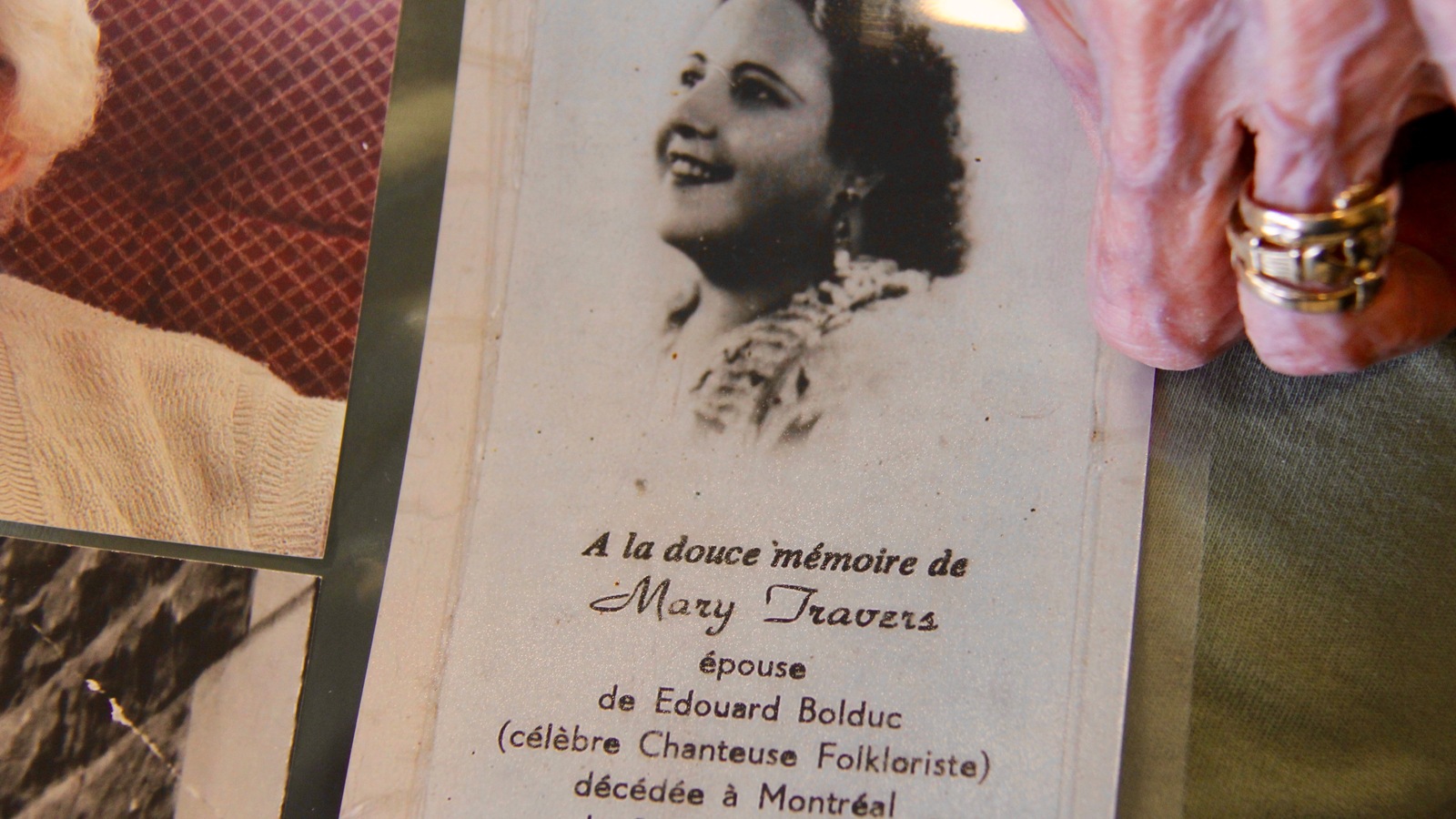 Mary Travers, alias La Bolduc, est décédée en 1941. Mary Travers, alias La Bolduc, est décédée en 1941.