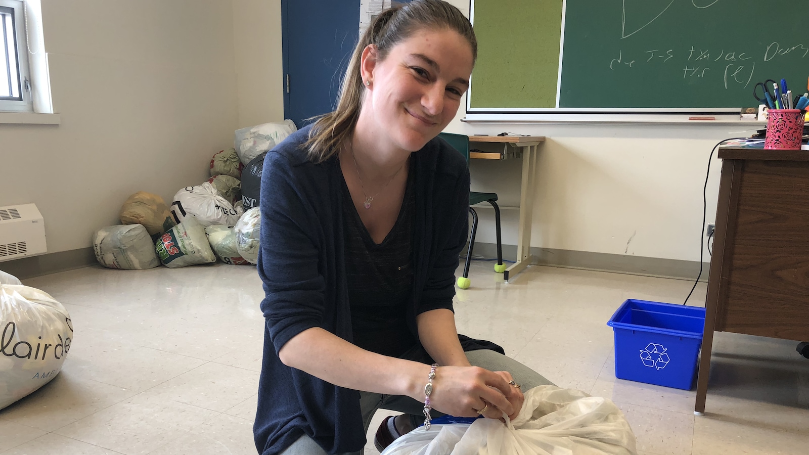 Rachel Goguen, intervenante scolaire à l’école Blanche-Bourgeois Rachel Goguen, intervenante scolaire à l’école Blanche-Bourgeois
