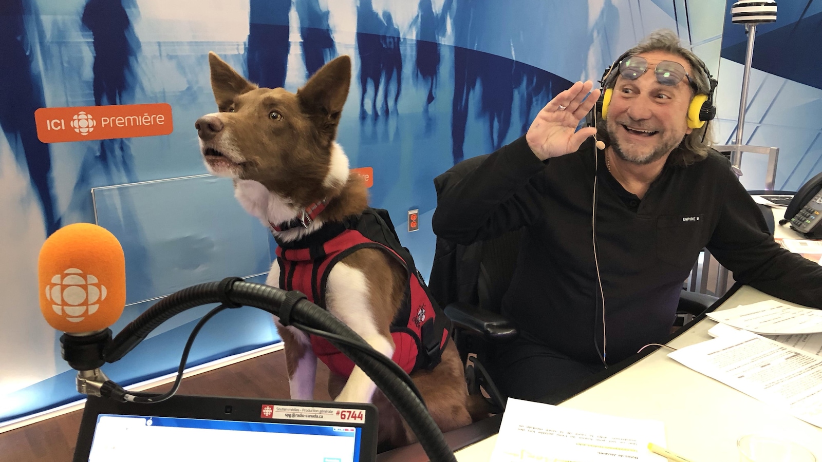 Franco Nuovo a un coanimateur pas ordinaire. Franco Nuovo a un coanimateur pas ordinaire.