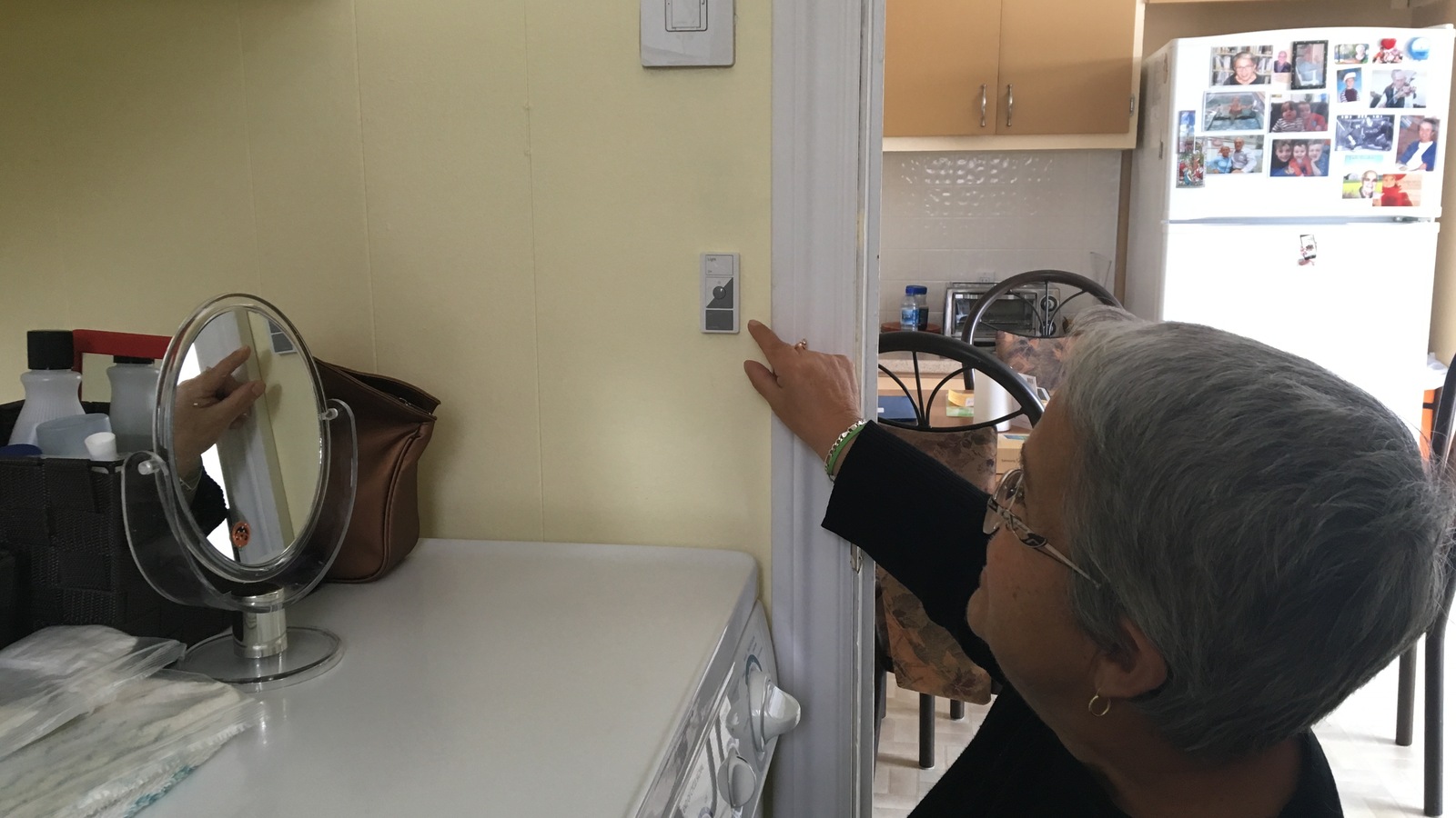 Des interrupteurs spéciaux sont installés pour être plus accessible Des interrupteurs spéciaux sont installés pour être plus accessible