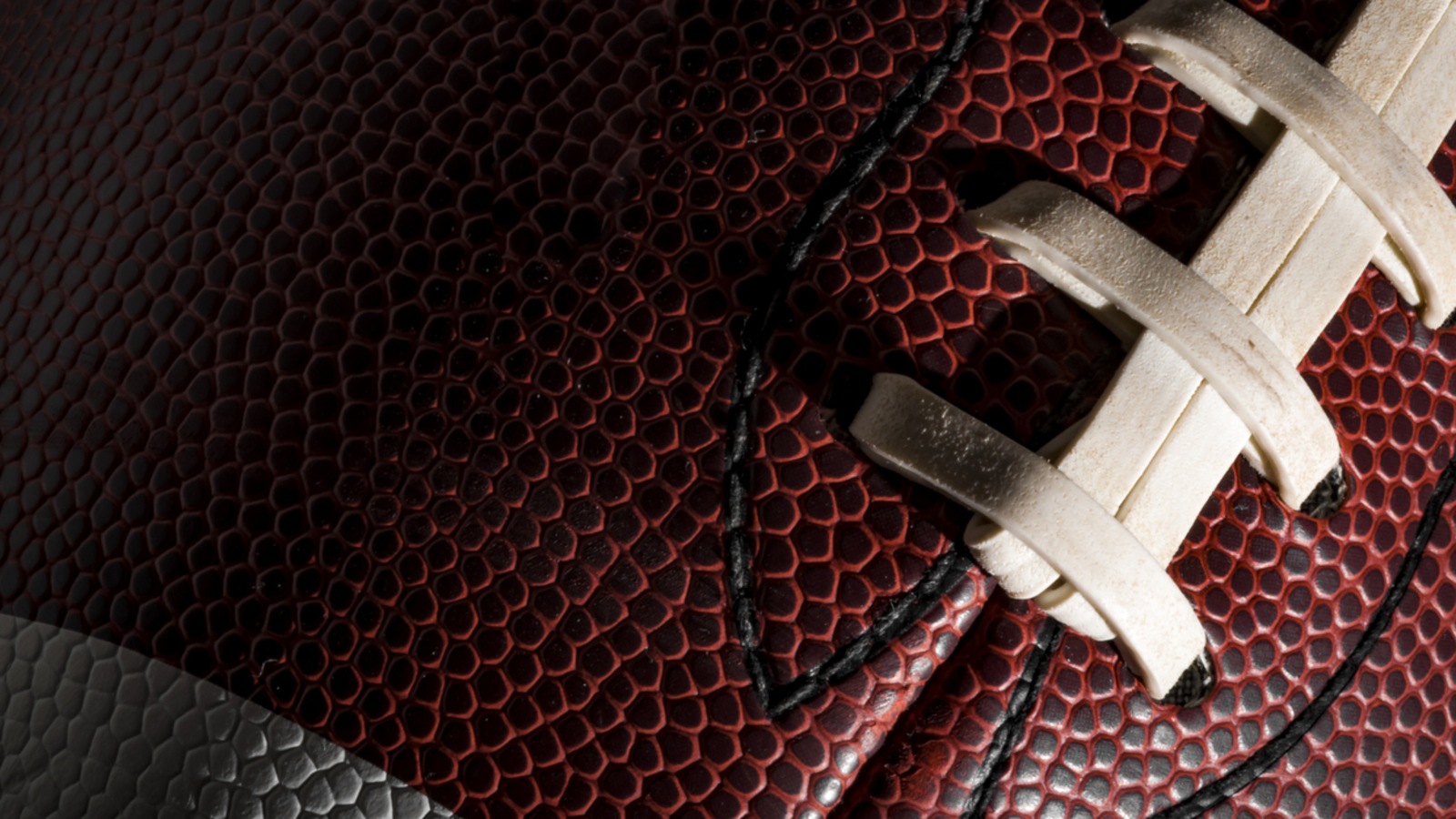 Gros plan sur les coutures du ballon Gros plan sur les coutures du ballon