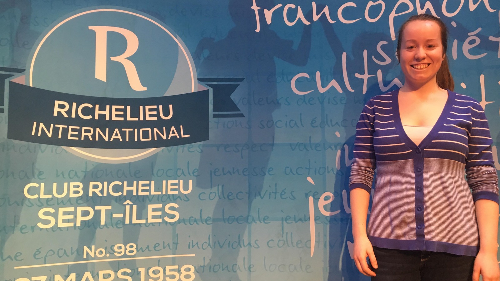 Marie Doiron Proulx , étudiante au Cégep de Sept-Îles. Marie Doiron Proulx , étudiante au Cégep de Sept-Îles.