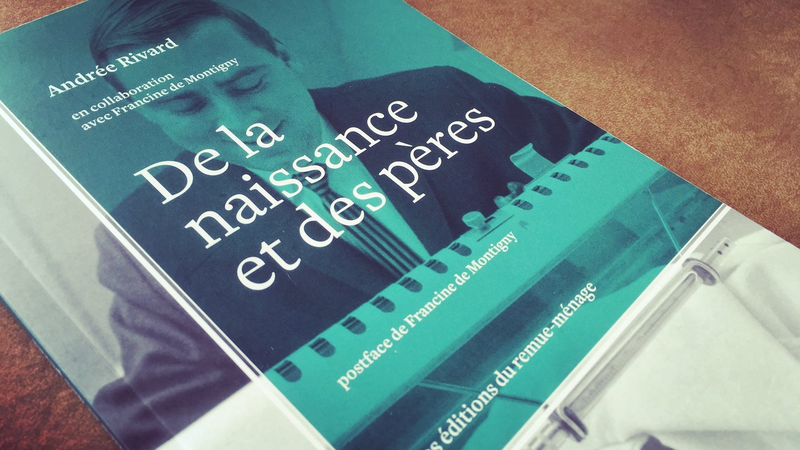 L'ouvrage De la naissance des pères, d'Andrée Rivard, et Francine de Montigny L'ouvrage De la naissance des pères, d'Andrée Rivard, et Francine de Montigny