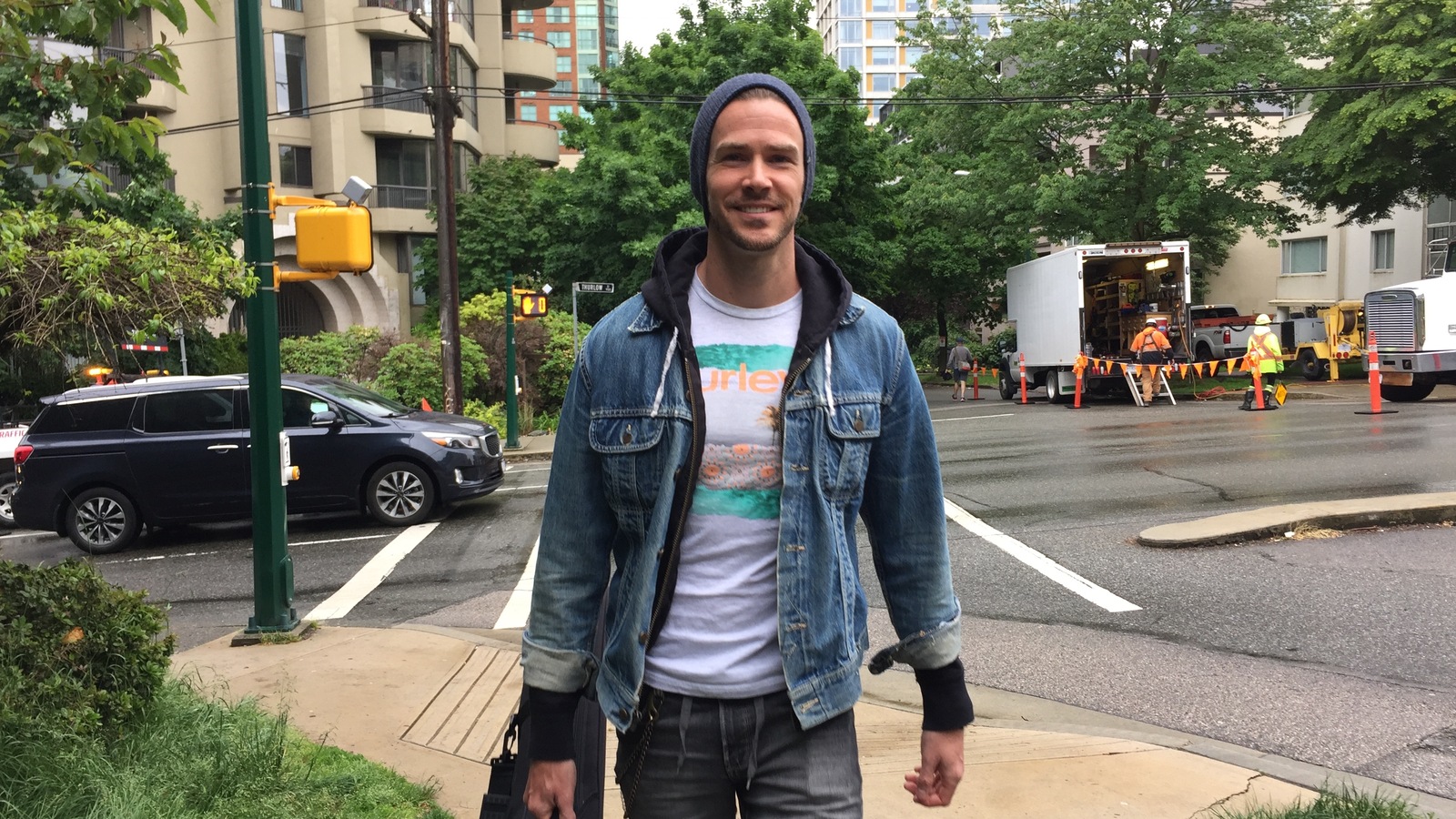 Pascal Châtelain dans les rues de Vancouver Pascal Châtelain dans les rues de Vancouver