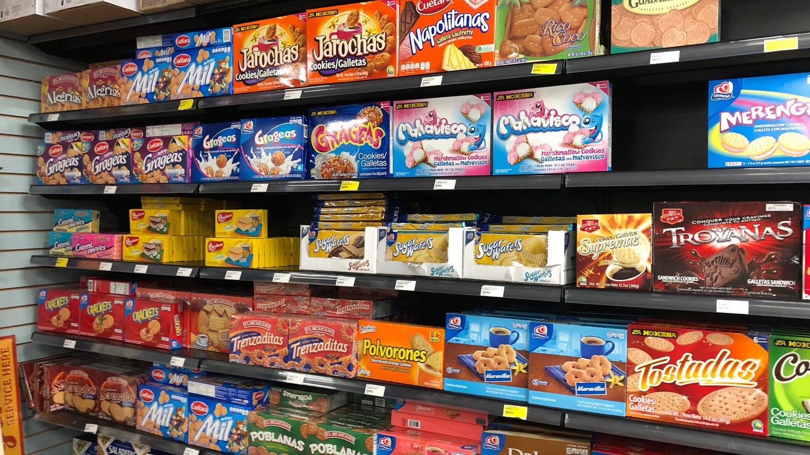 Un étalage de gourmandises latino-américaines. Un étalage de gourmandises latino-américaines.
