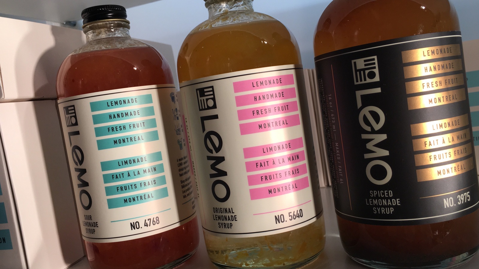 Le concentré de limonade Lemo se décline en trois saveurs Le concentré de limonade Lemo se décline en trois saveurs
