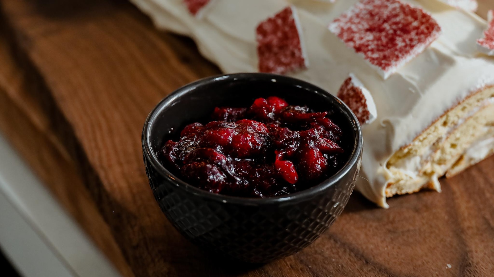 Compote de canneberges au sirop d’érable 5 chefs dans ma cuisine