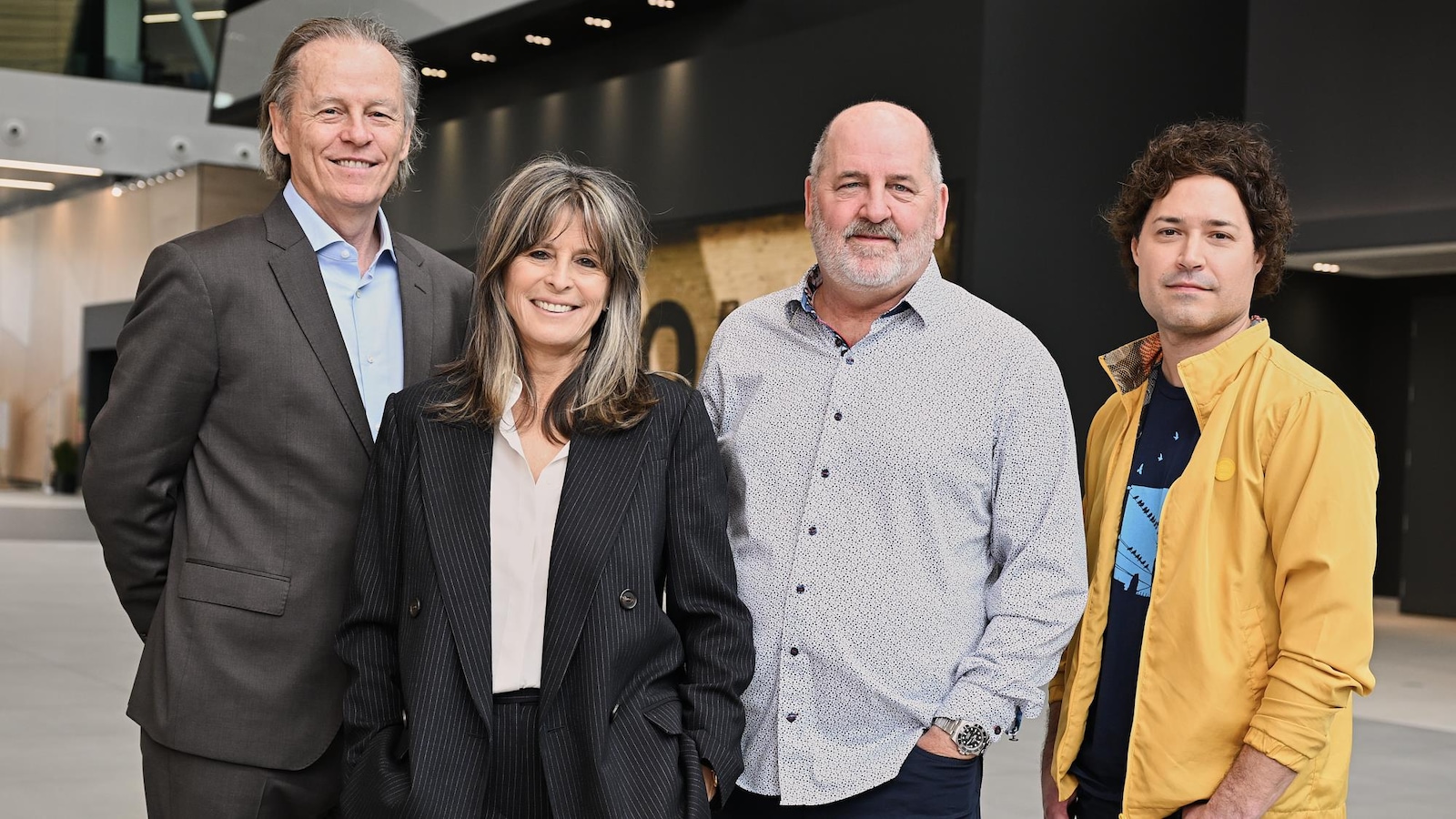 Michel Trudeau, Fabienne Larouche, Luc Dionne et Stéphan Beaudoin.
