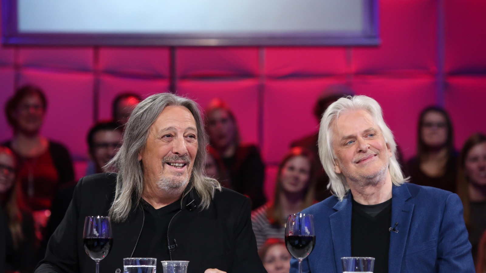 Serge Fiori et Louis Valois, souriants Serge Fiori et Louis Valois, souriants