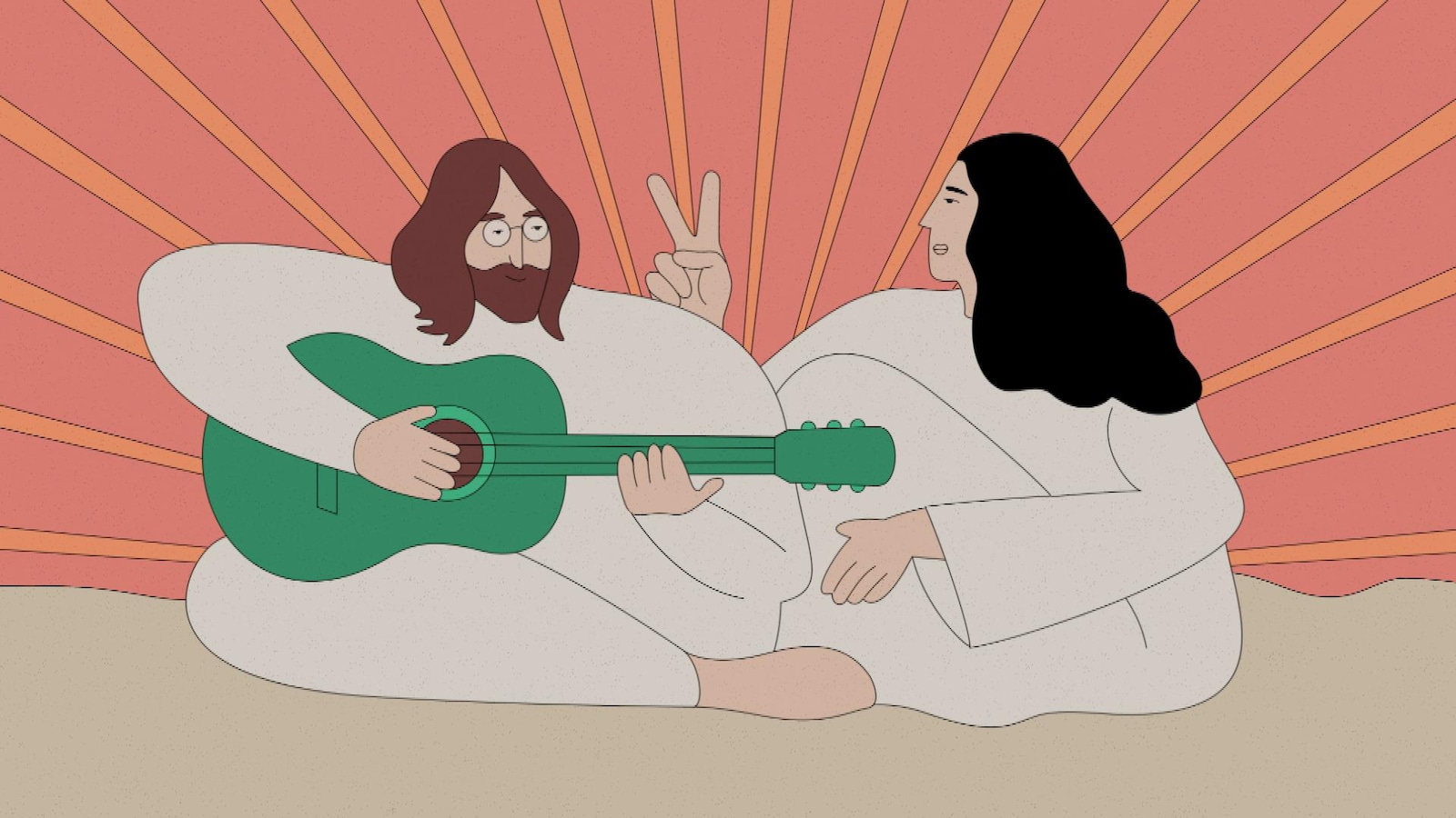 John Lennon et Yoko Ono John Lennon et Yoko Ono