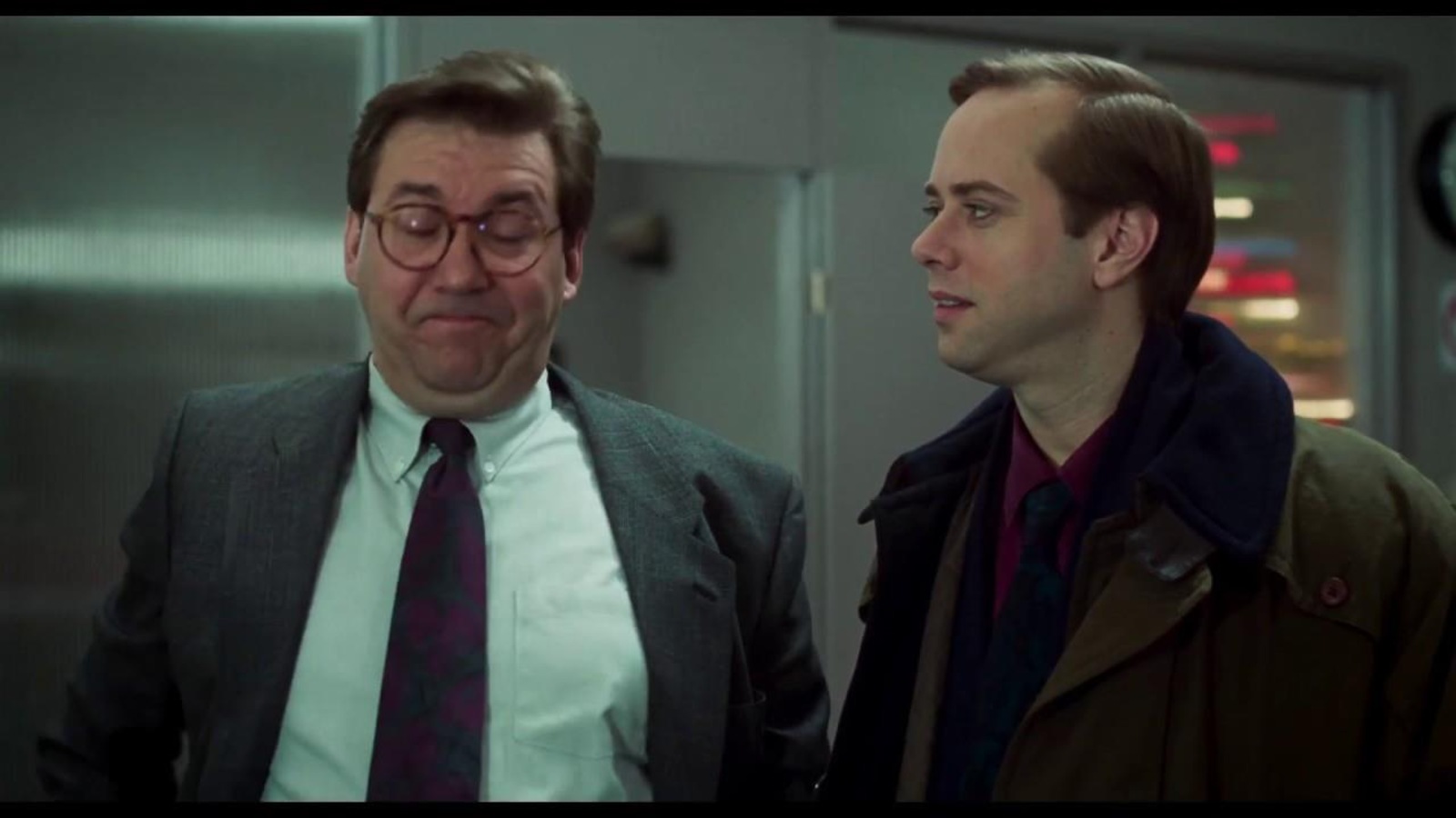 Deux hommes (Rémy Girard et Denis Bouchard) côte à côte. Deux hommes (Rémy Girard et Denis Bouchard) côte à côte.