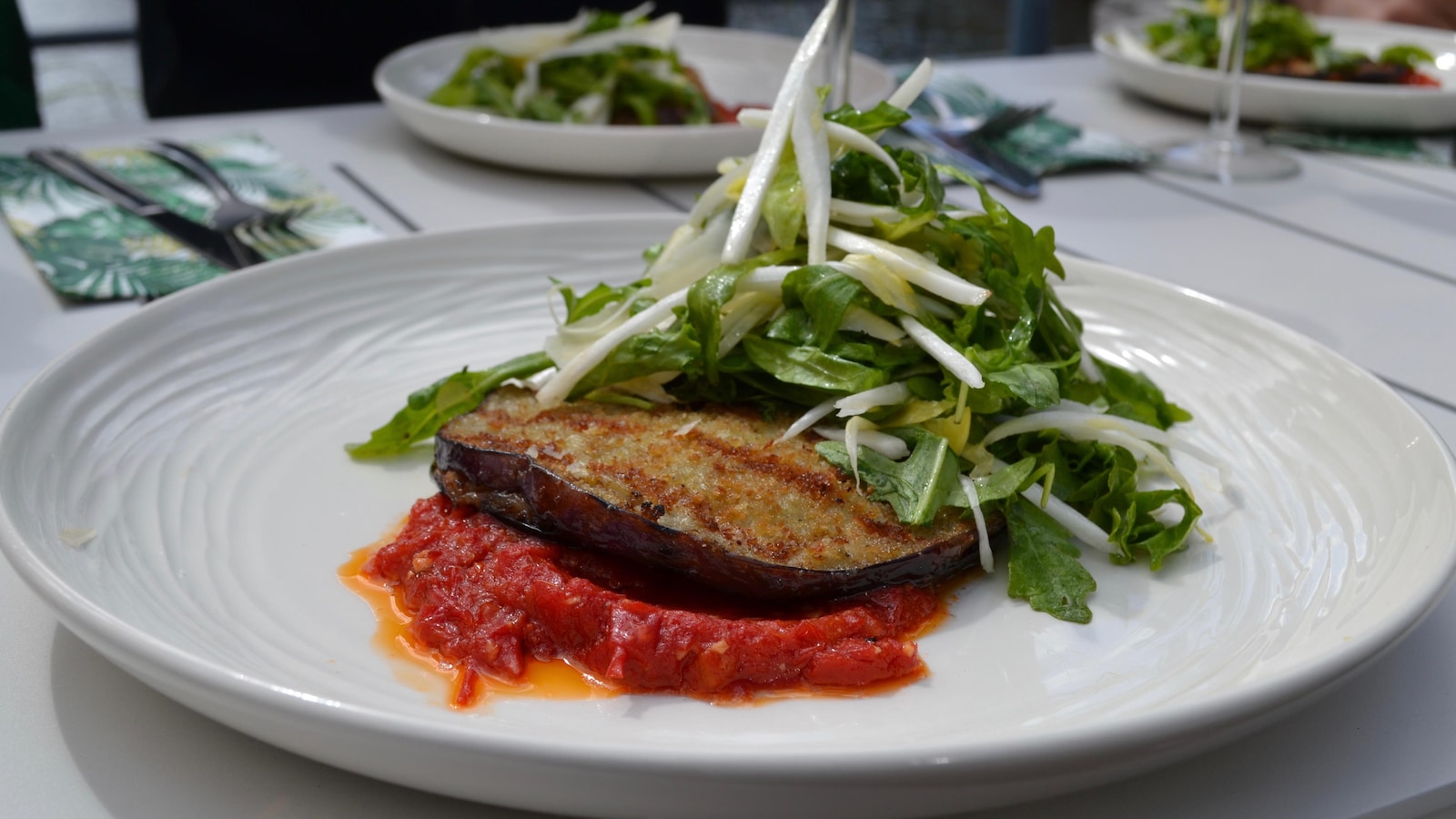 La recette de Stefano Faita présenté dans une assiette La recette de Stefano Faita présenté dans une assiette