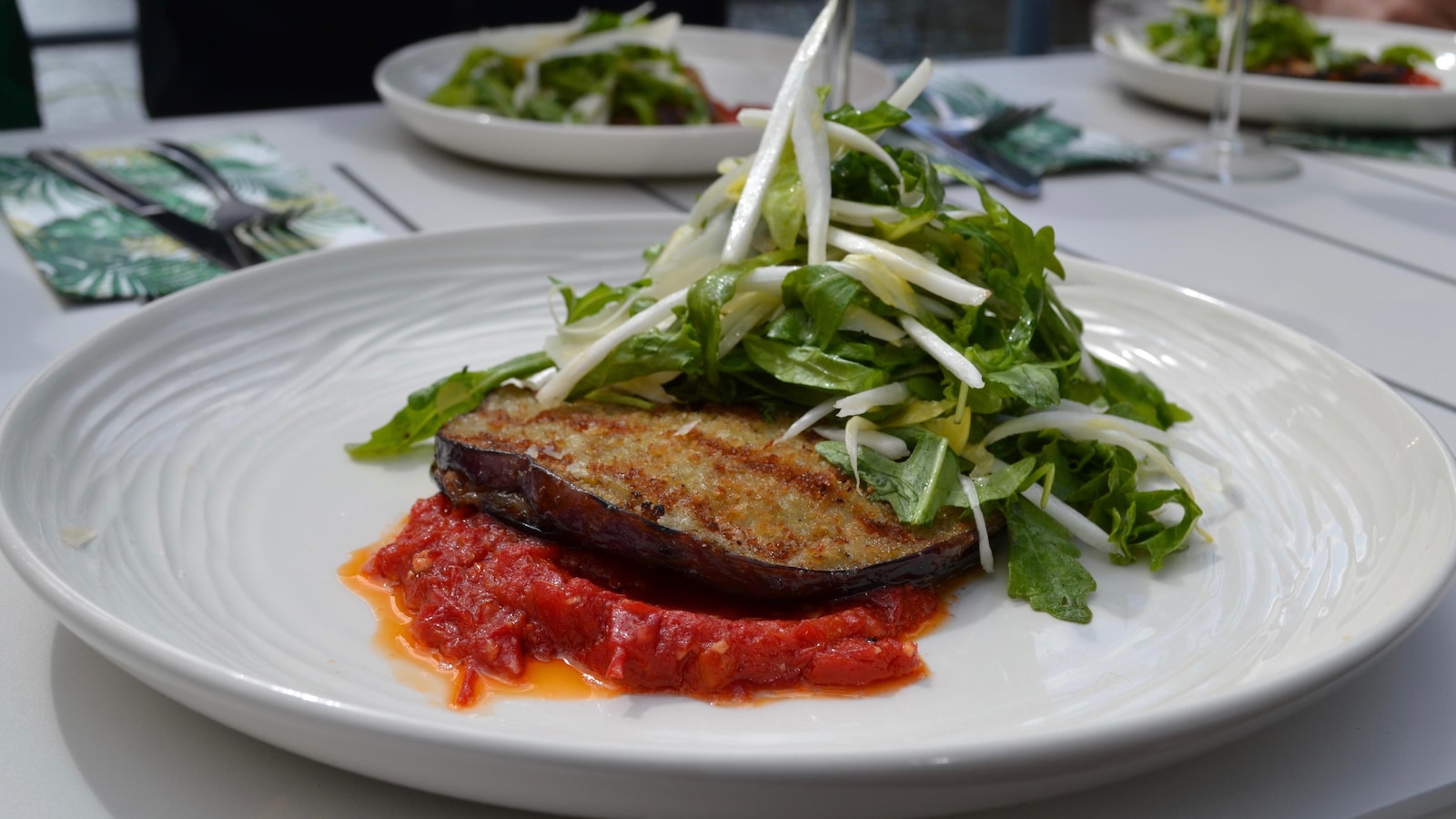 La recette de Stefano Faita présenté dans une assiette