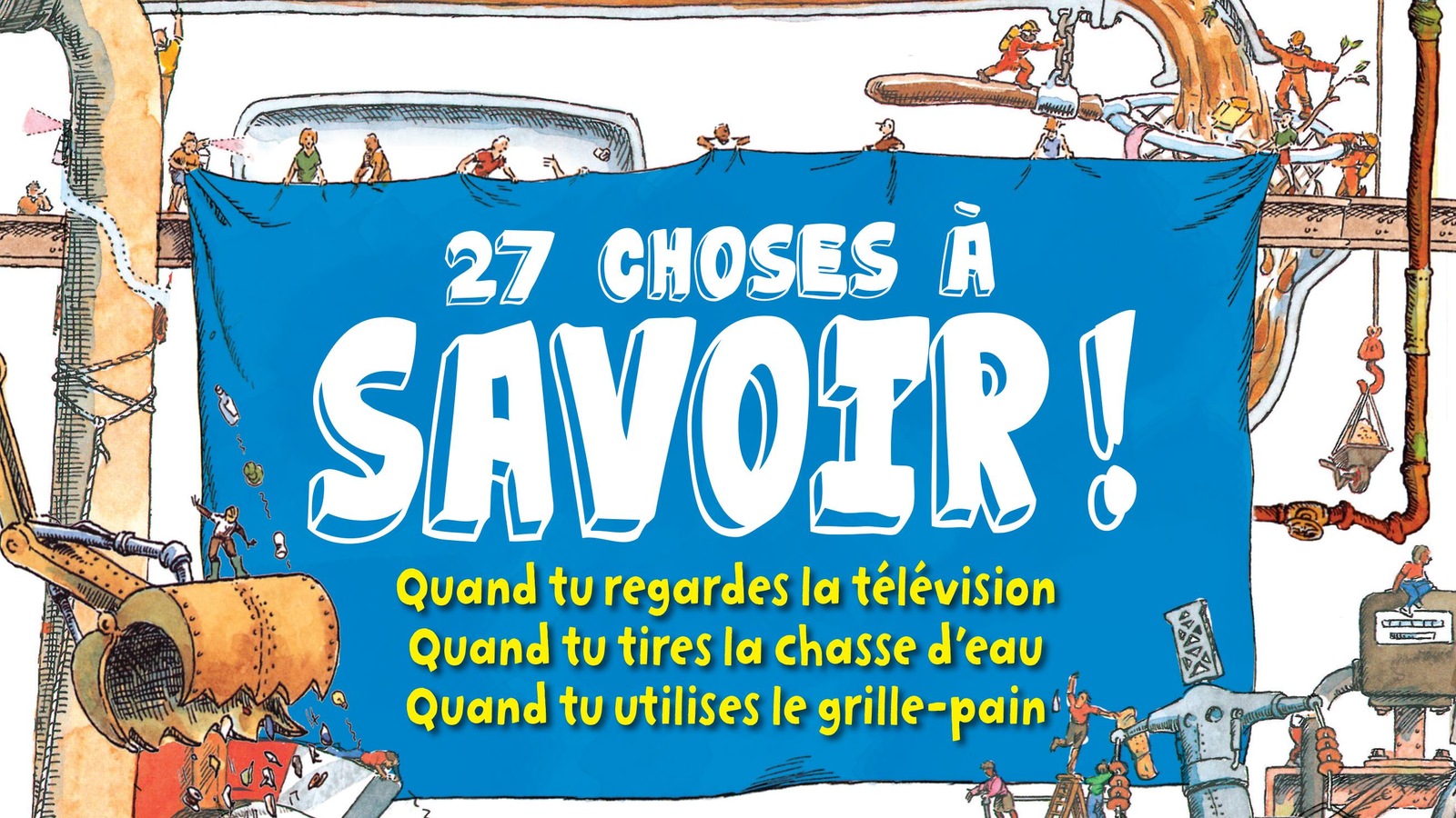 Plus de secrets sur le fonctionnement du séchoir à cheveux, du détecteur de fumée ou du cellulaire; le réservoir de la toilette, la livraison d’une pizza ou le bulletin météo sont décortiqués. Il y a 27 objets ou appareils dont la technologie ou le fonctionnement sont expliqués clairement. On y parle aussi d’environnement : eaux usées, déchets, gaz, électricité...
Plus de secrets sur le fonctionnement du séchoir à cheveux, du détecteur de fumée ou du cellulaire; le réservoir de la toilette, la livraison d’une pizza ou le bulletin météo sont décortiqués. Il y a 27 objets ou appareils dont la technologie ou le fonctionnement sont expliqués clairement. On y parle aussi d’environnement : eaux usées, déchets, gaz, électricité...