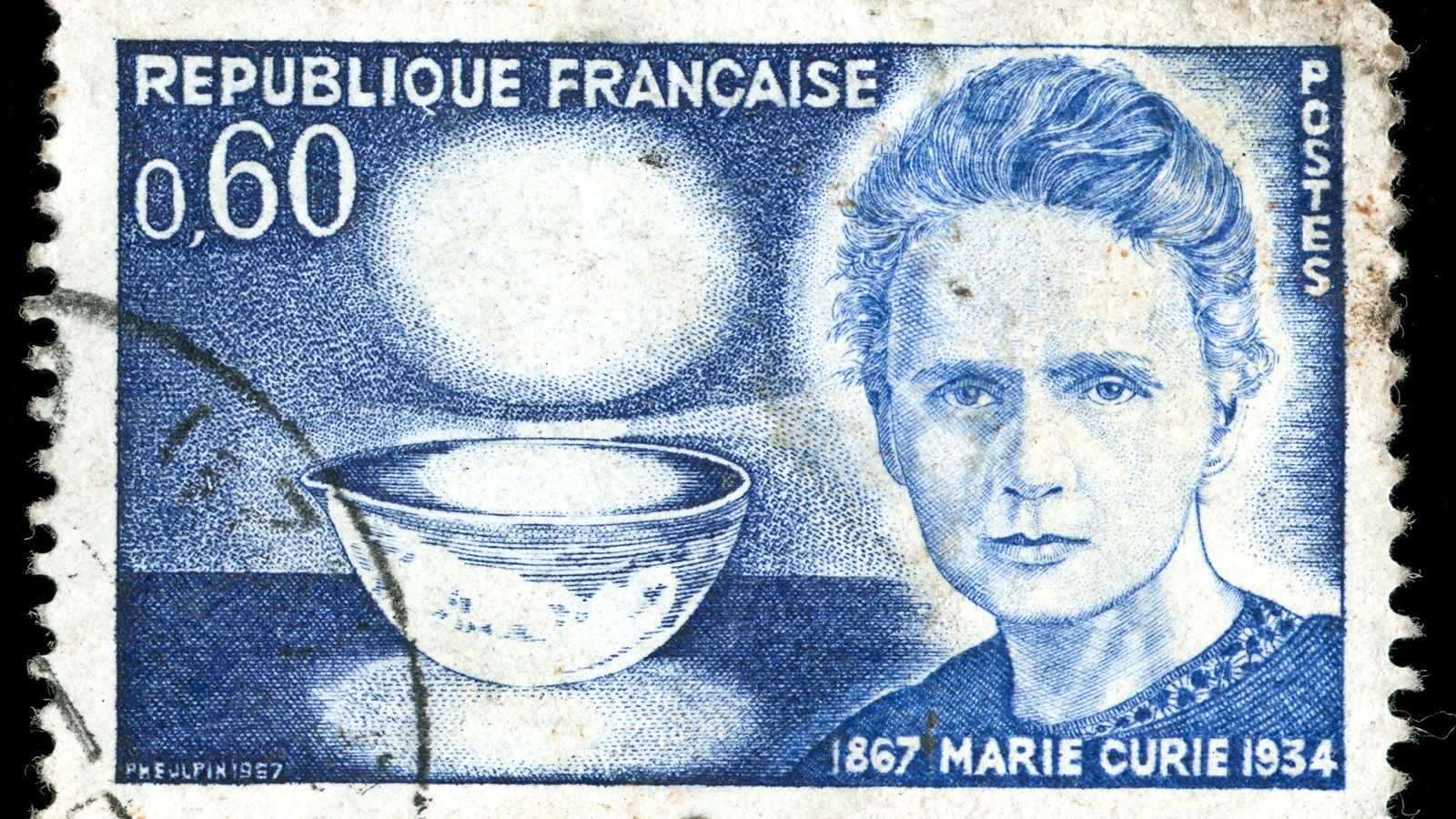 Son visage sur un timbre Son visage sur un timbre