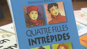 La couverture du livre Quatre filles intrépides
