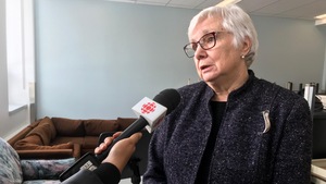 La présidente de Lis-moi tout Limoilou, Louise Crête