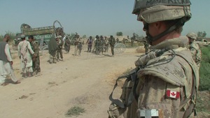 Un militaire canadien